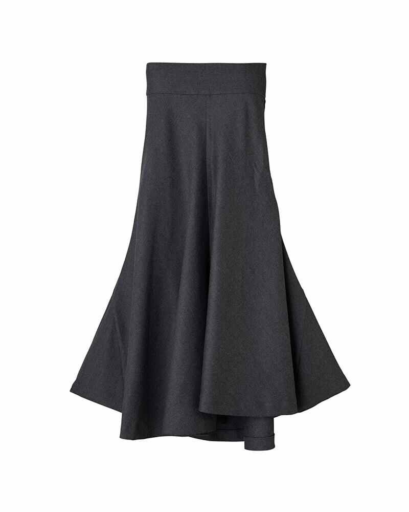 FLARE SKIRT GREY - 1