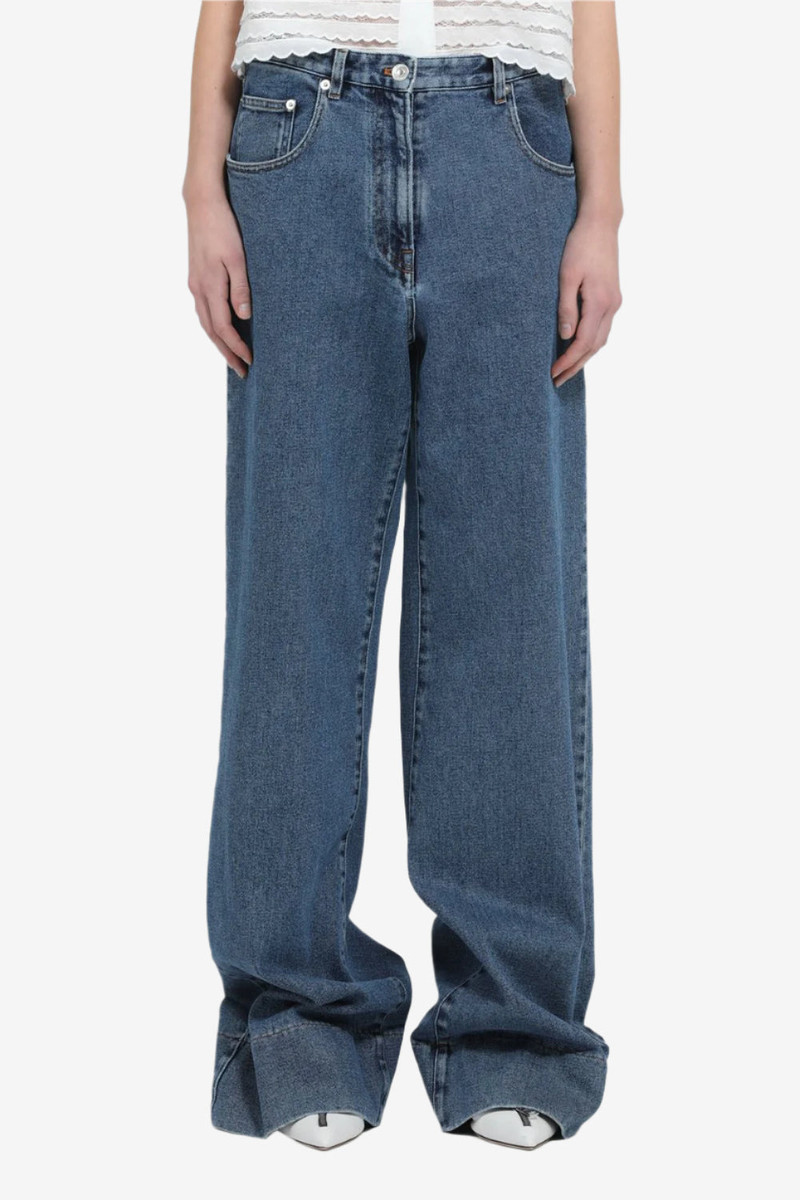 RELAXED FIT DENIM TROUSERS 1