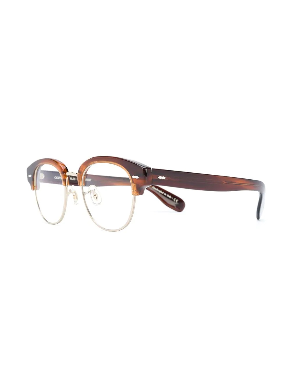 tortoiseshell detail glasses - 2