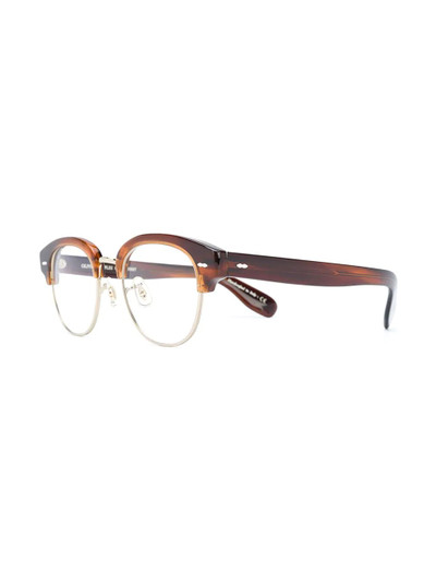 Oliver Peoples tortoiseshell detail glasses outlook