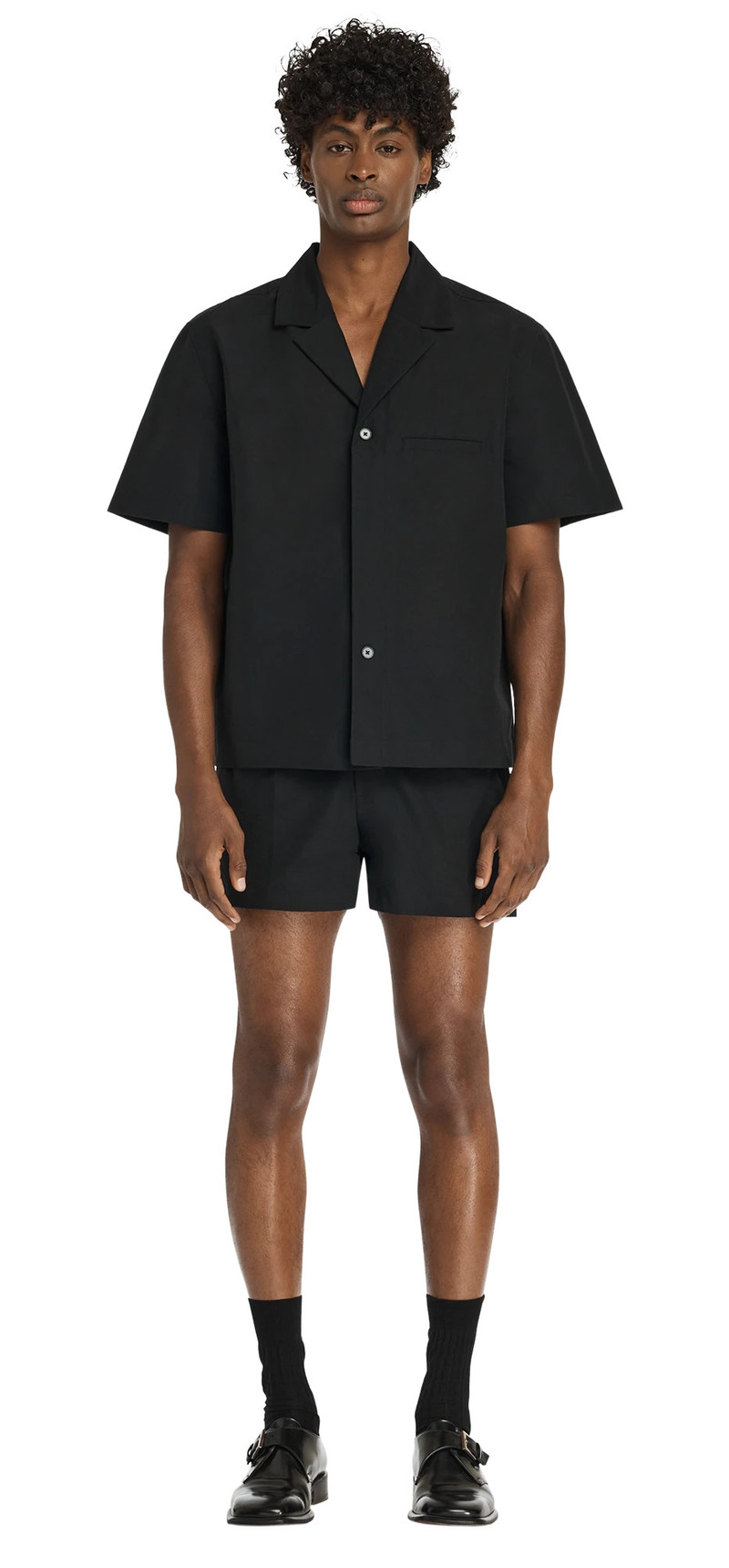 entire studios STRAND SHIRT BLACK outlook