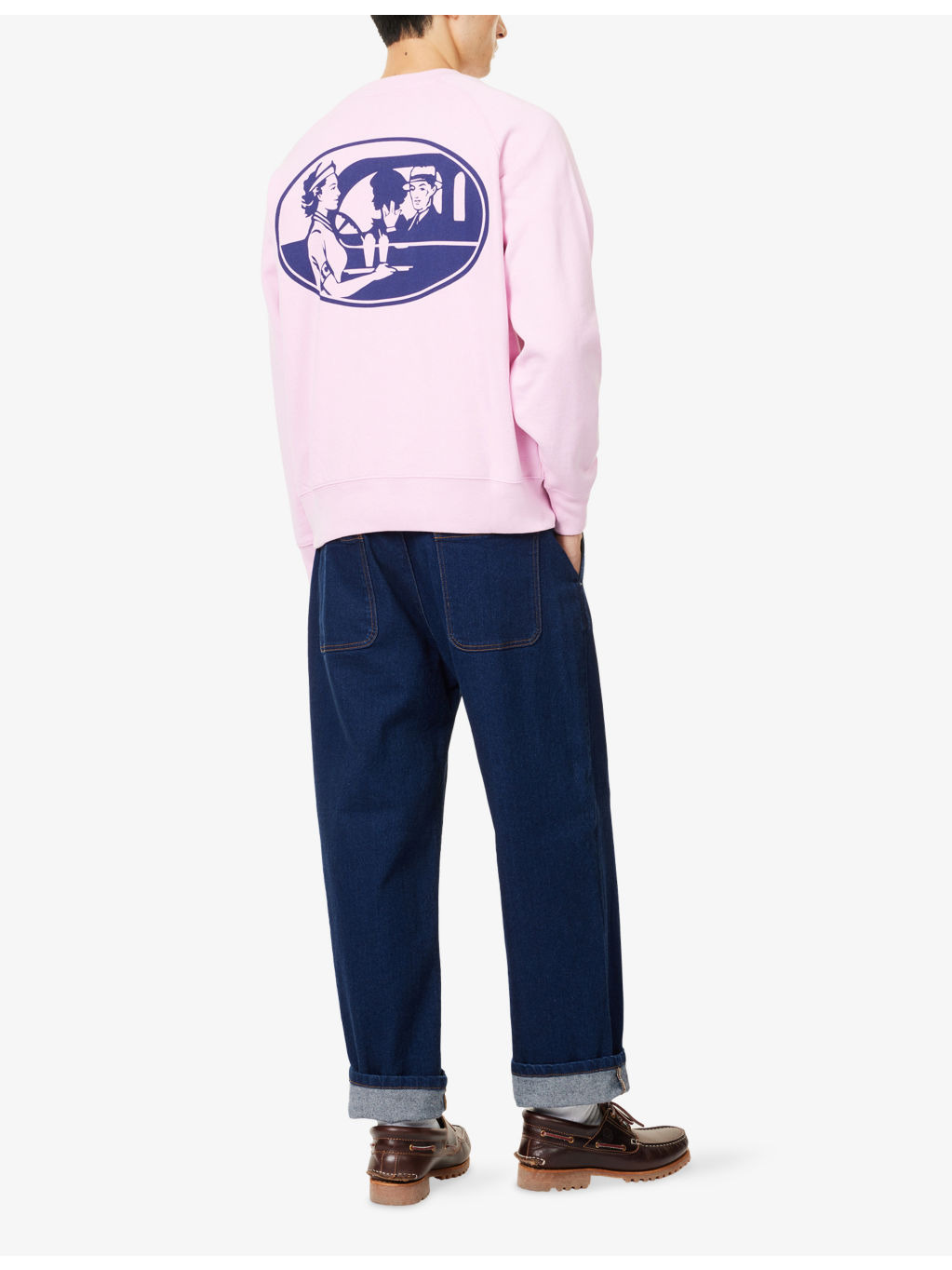 Sticker Relaxed-Fit Cotton-Jersey Sweatshirt - 2