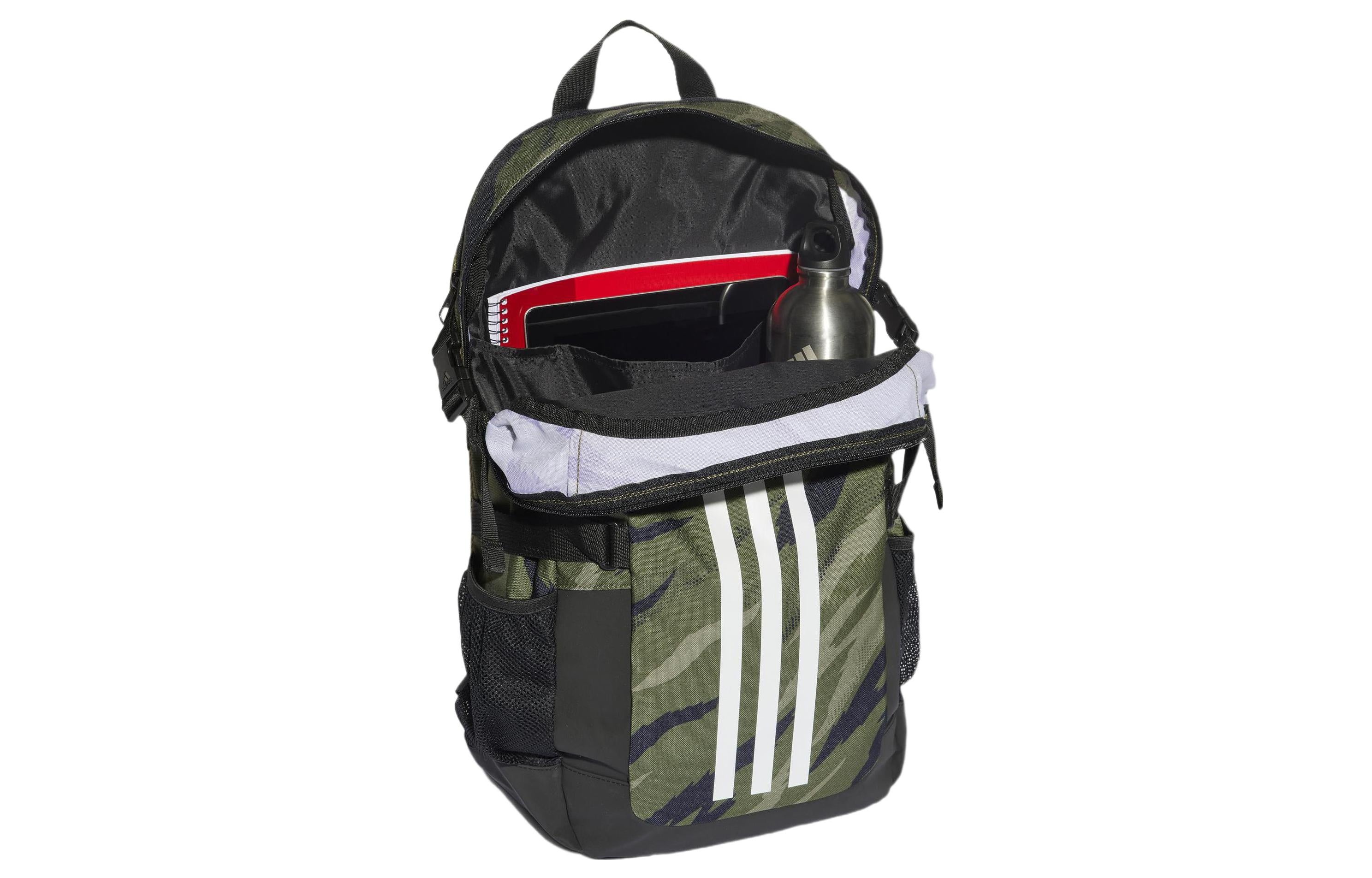 adidas POWER VI G Sports Gym Camouflage Printing Backpack Military Green HB1326 - 5