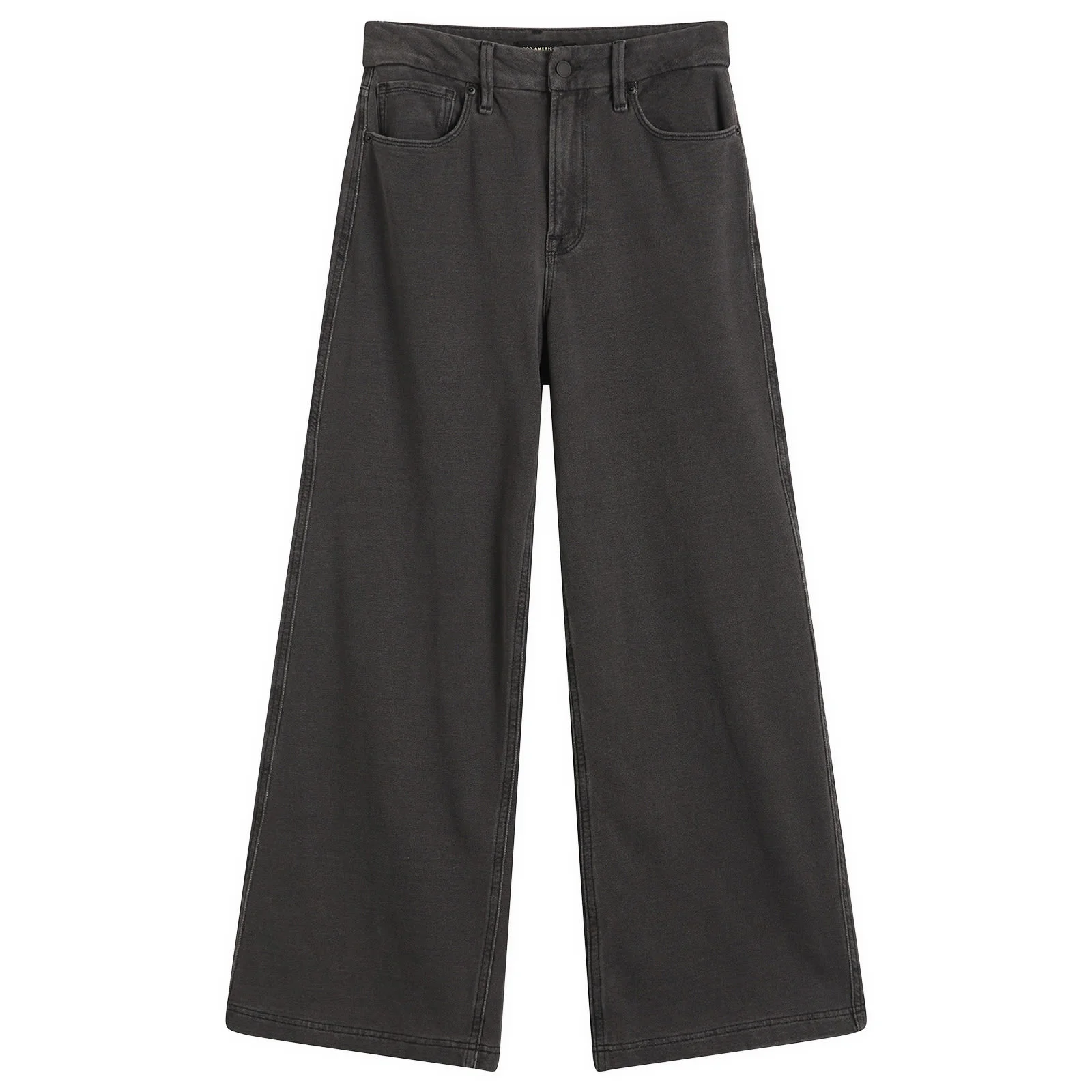 Good American Jeanius Crop Good Skate Sweatpants - 1