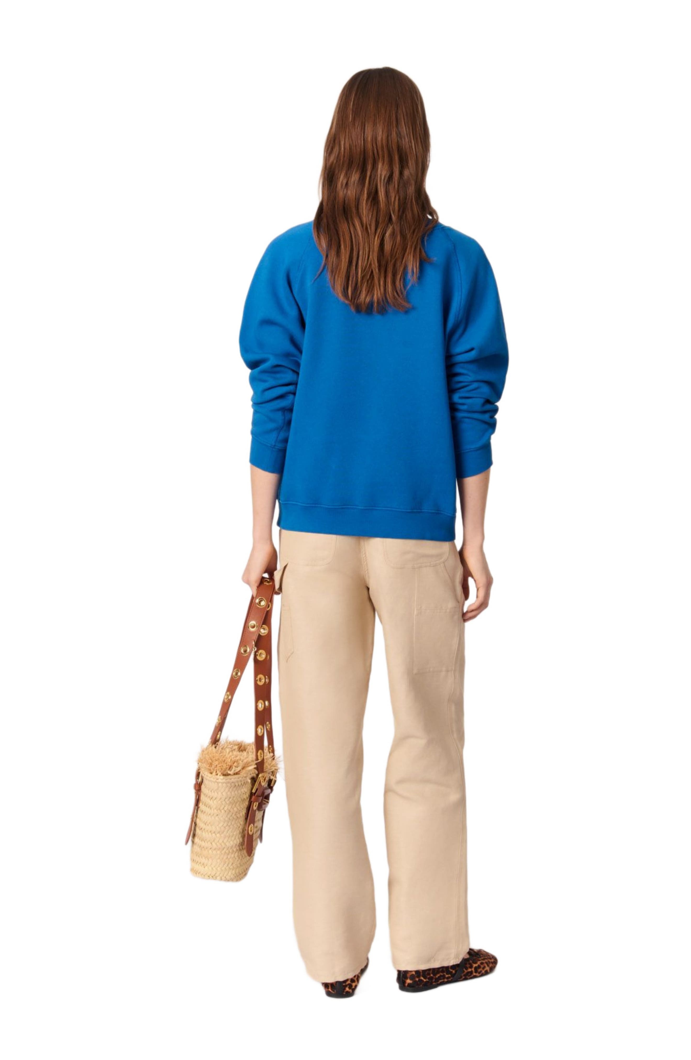 maje Paris sweatshirt in Blue at Nordstrom - 2
