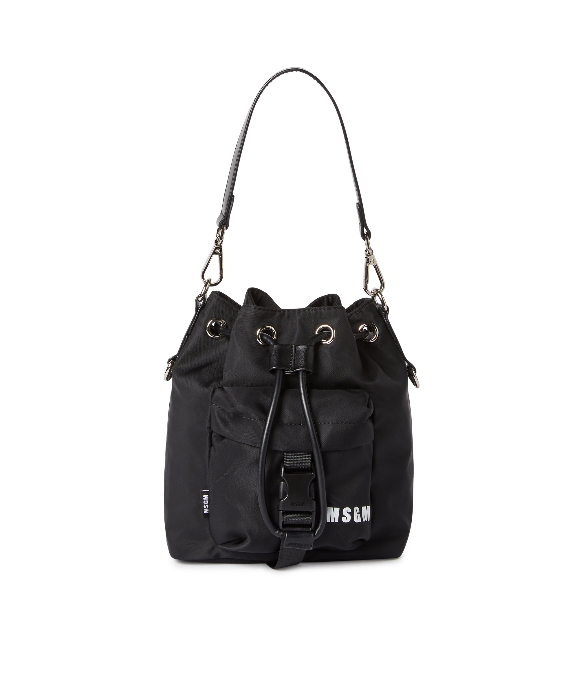 "Signature Iconic Nylon" bucket bag - 1