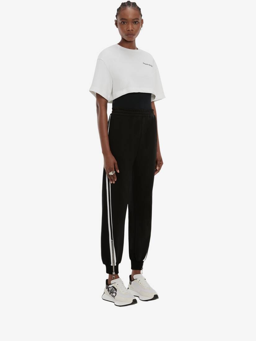 Trompe L'oeil T-shirt in Navy - 3