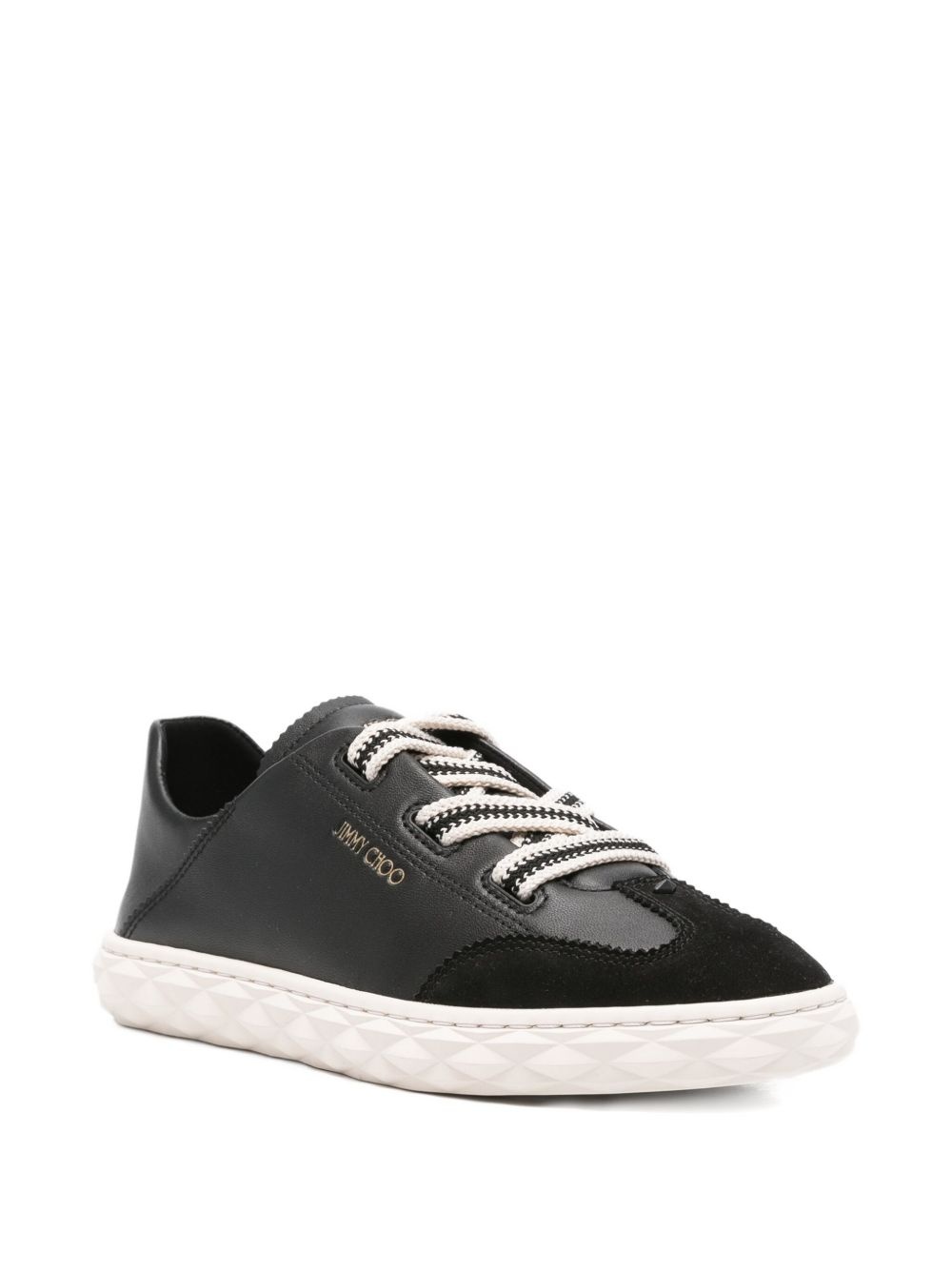 Diamond Light Flex leather lace-up sneakers - 2