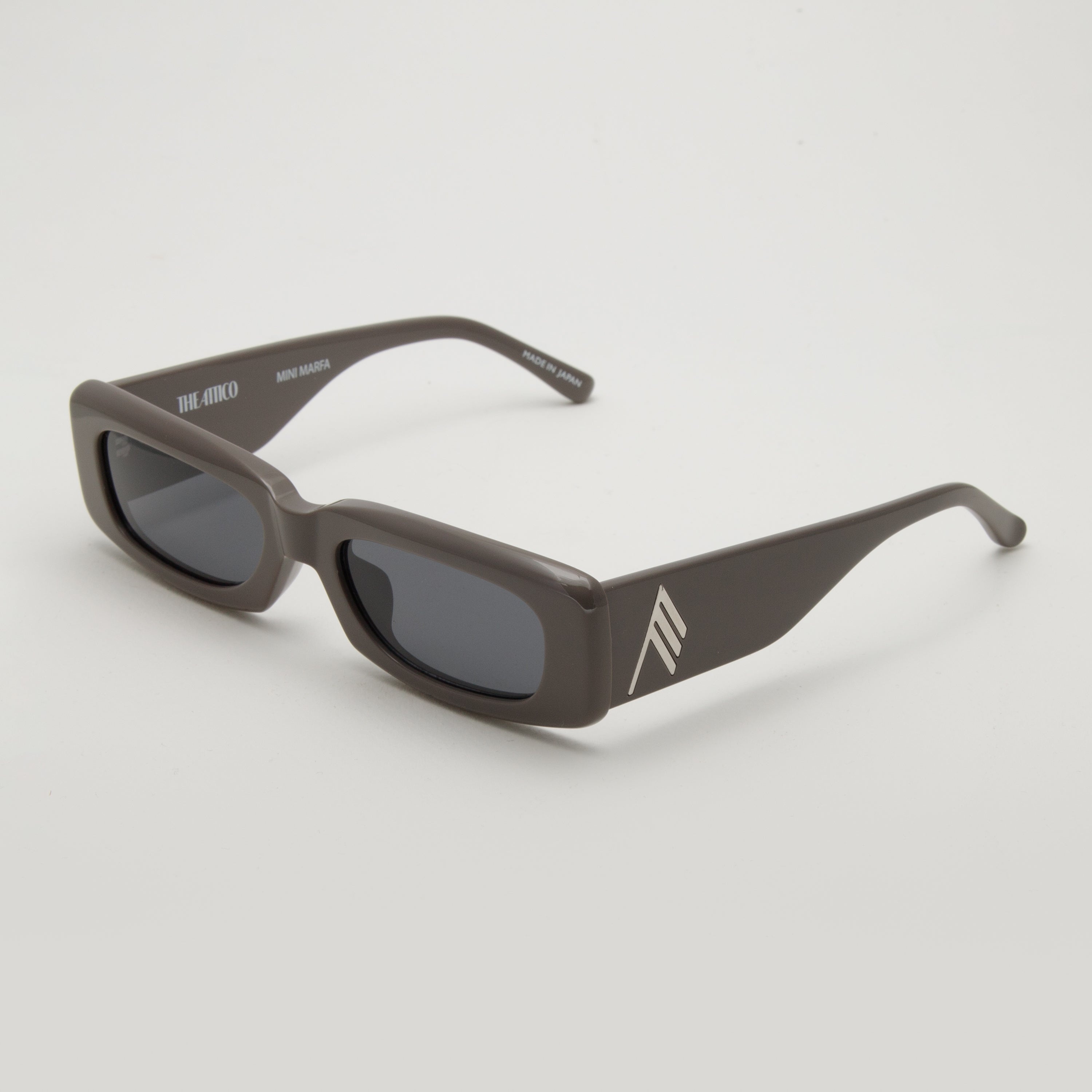 LINDA FARROW x THE ATTICO Mini Marfa in Taupe  display picture 1