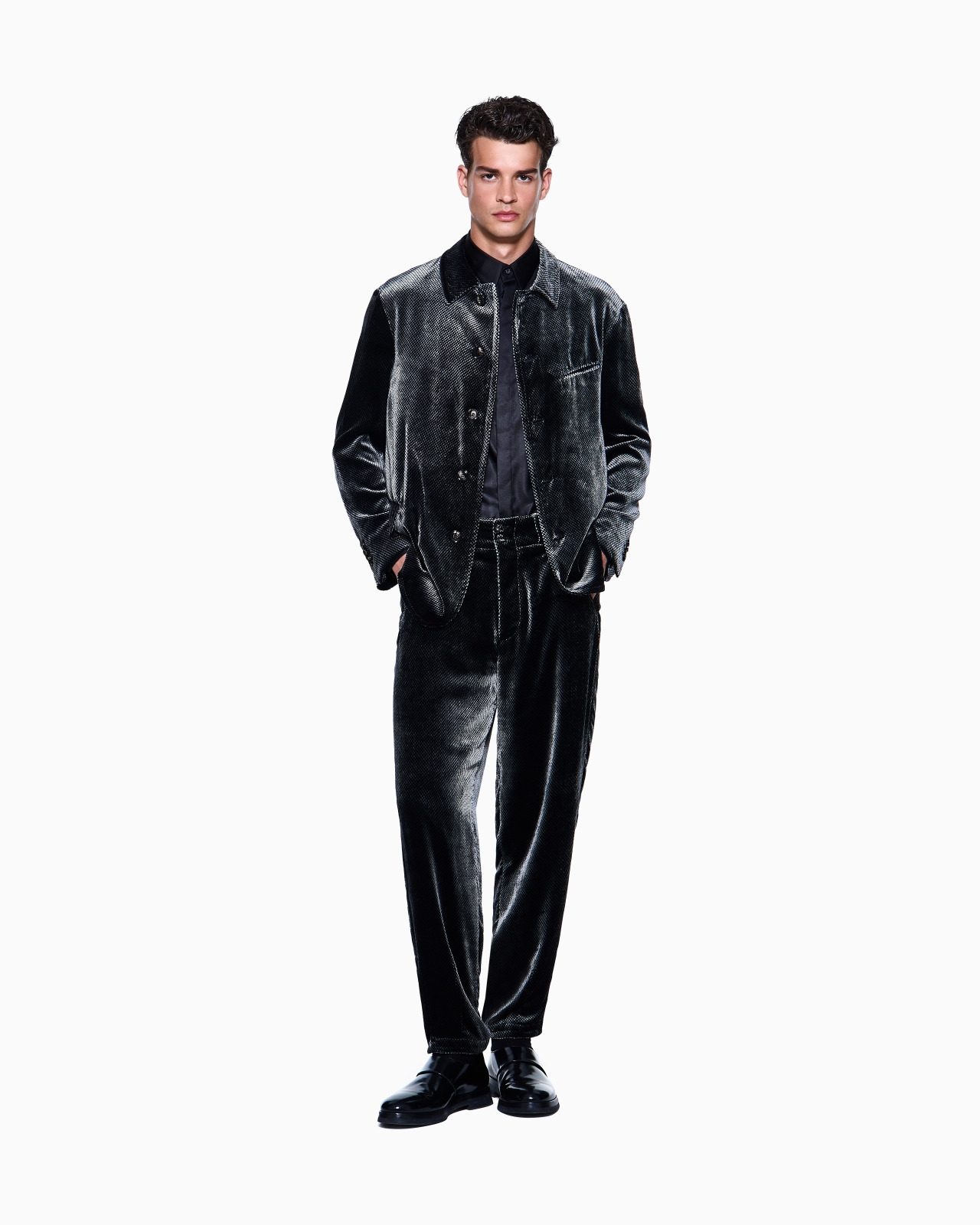 REGULAR-FIT SHIRT IN SILK TWILL - 2