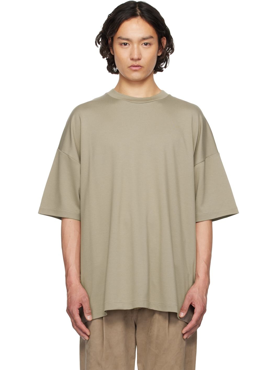 Taupe Milano Short Sleeve T-shirt - 1