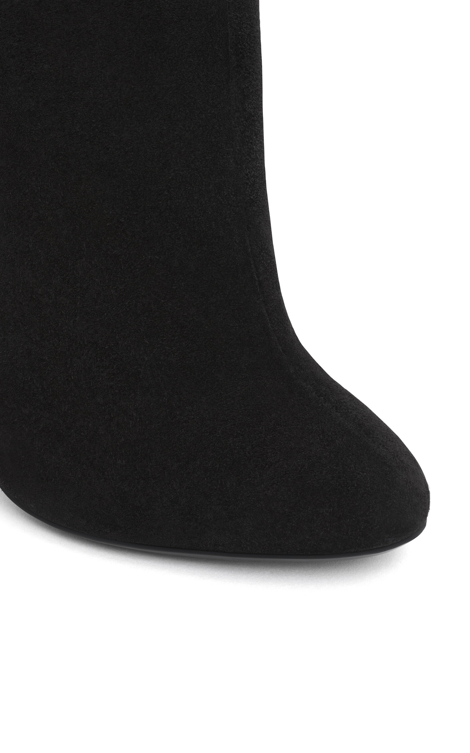 Suede Over-The-Knee Boots black - 4