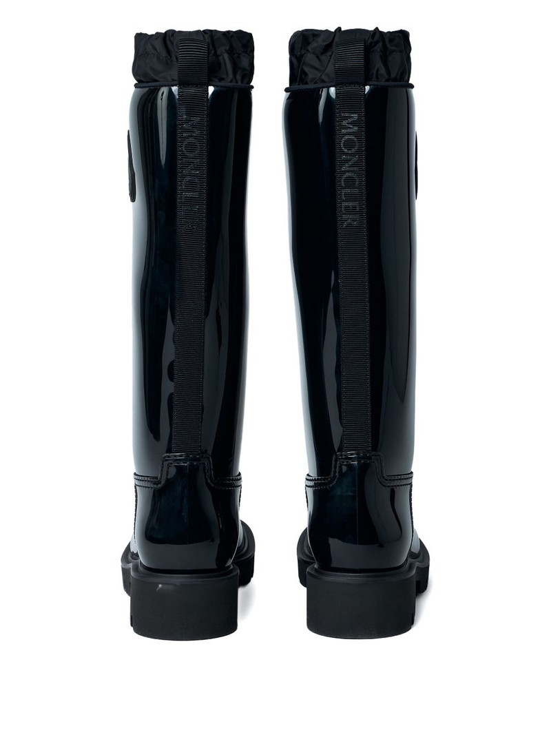 Moncler logo-patch drawstring boots outlook