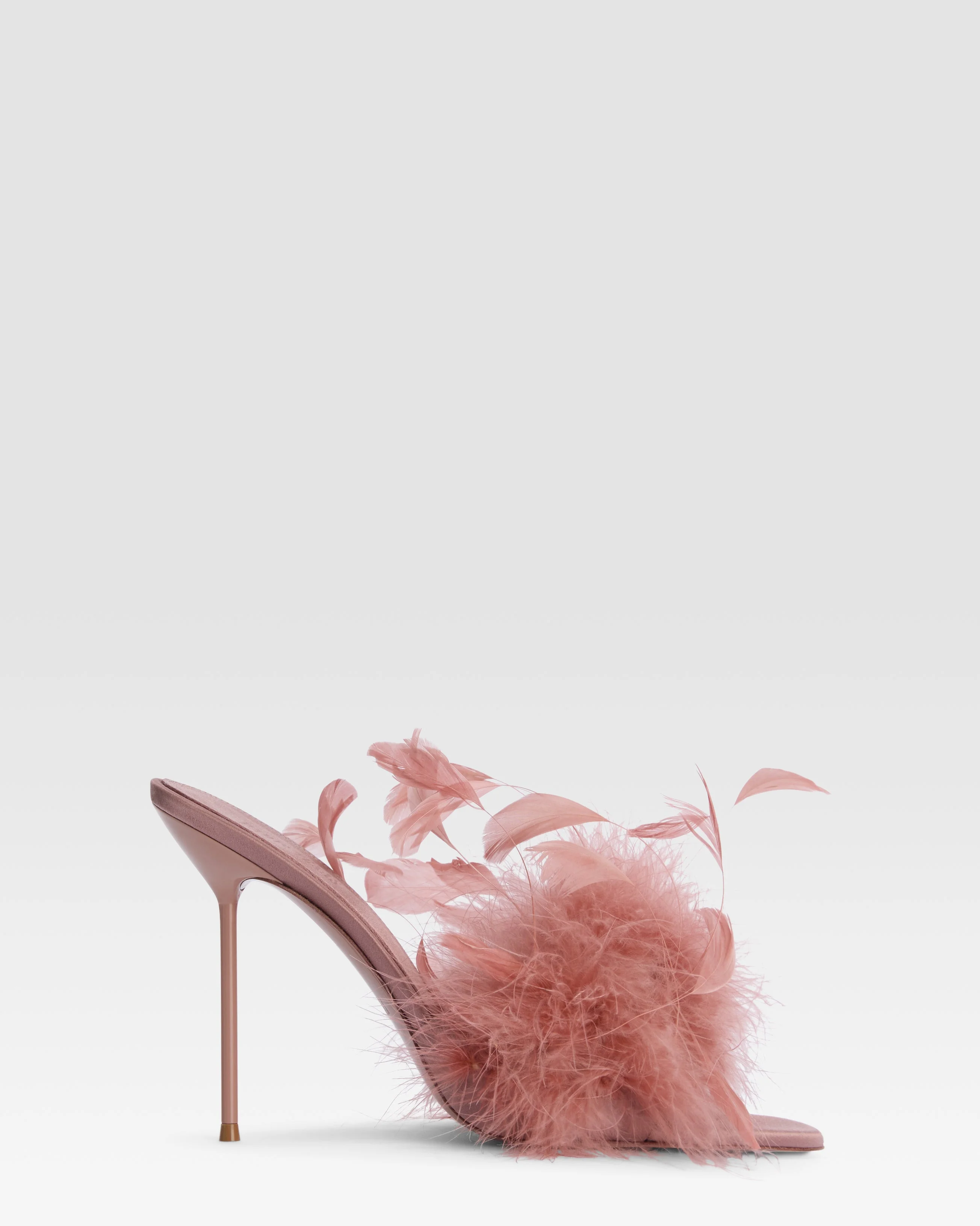 Crepe satin mule - 1