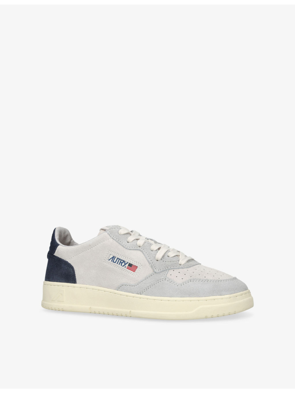 Medalist Tricolour Suede Low-Top Trainers - 3