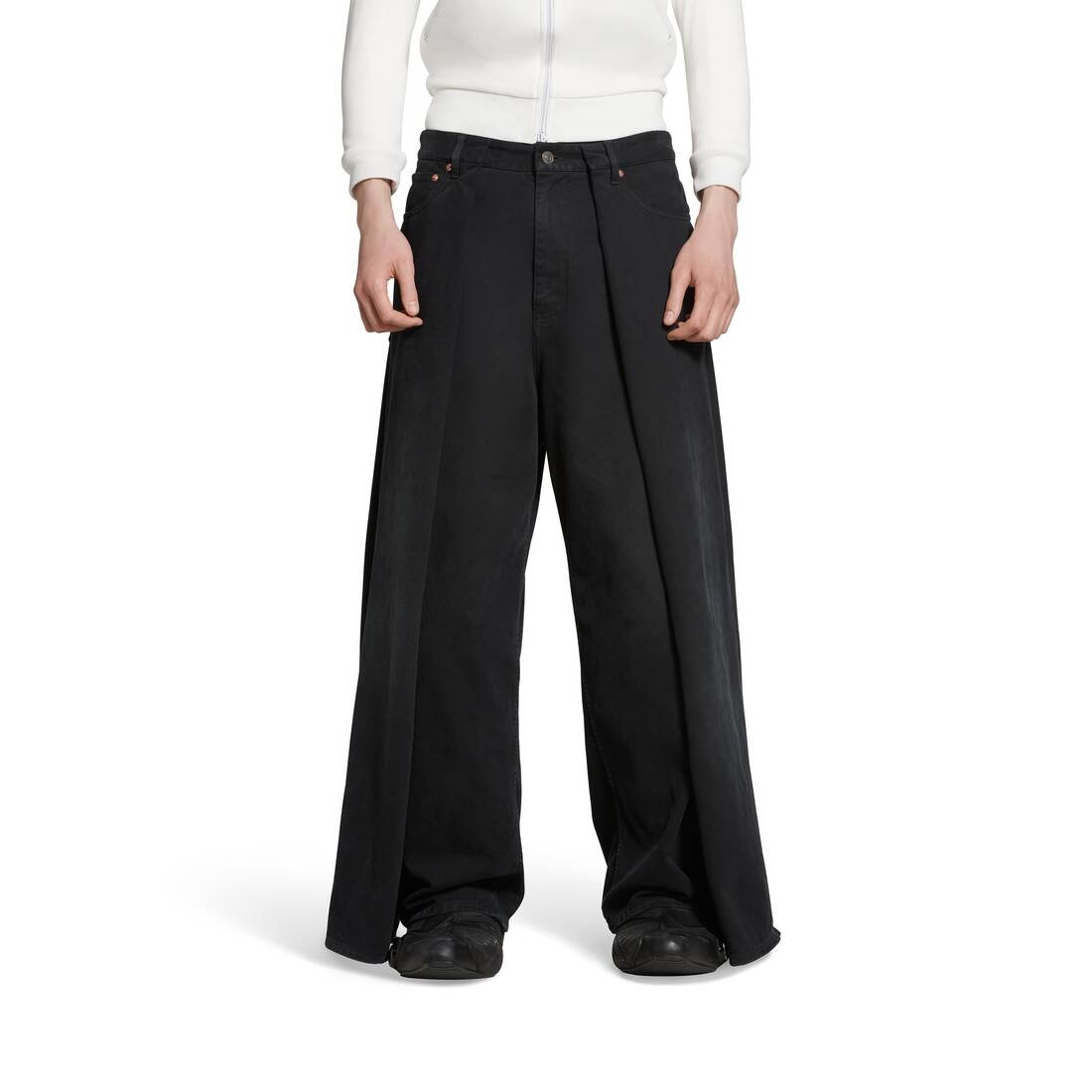 Double Side Pants in Black Faded - 5