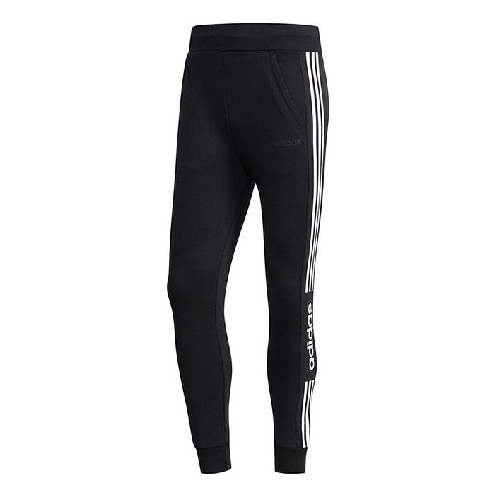 adidas neo Athleisure Casual Sports Training Running Long Pants Black FQ3265 - 1