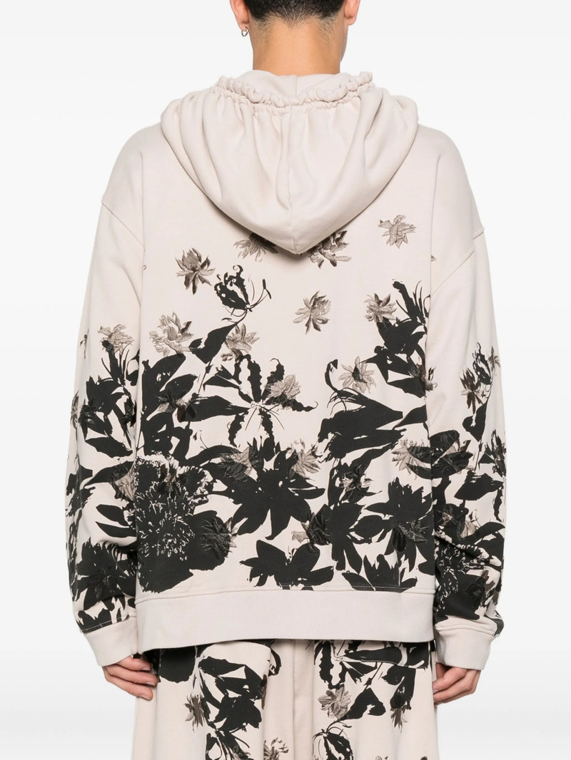Dries Van Noten Dries Van Noten Floral-print Cotton Hoodie outlook