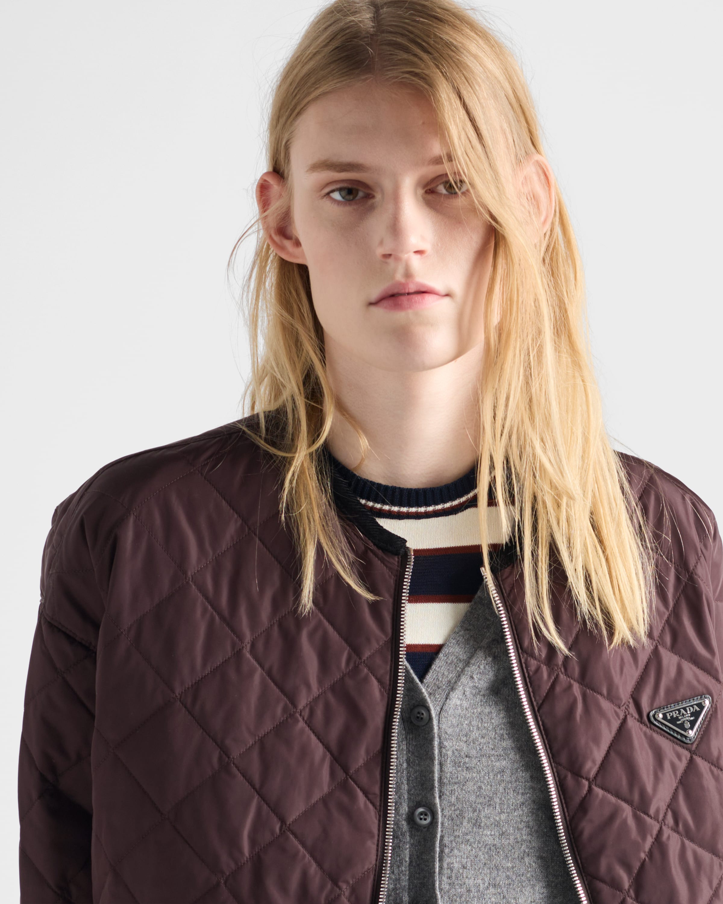 Quilted light Re-Nylon jacket - 6