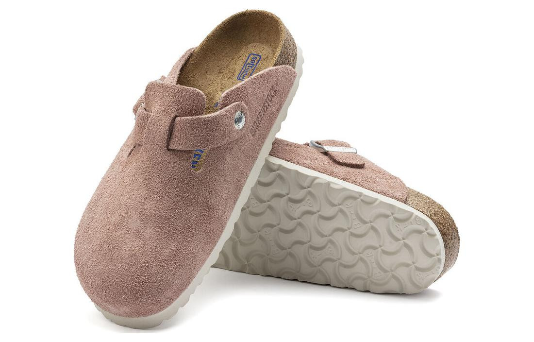 Birkenstock Boston Soft Footbed Suede Leather Sandals 'Pink Clay' 1023279 - 5