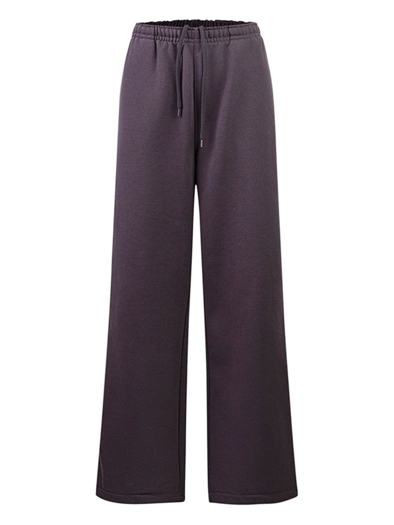 logo-patch elasticated-waistband track pants 1