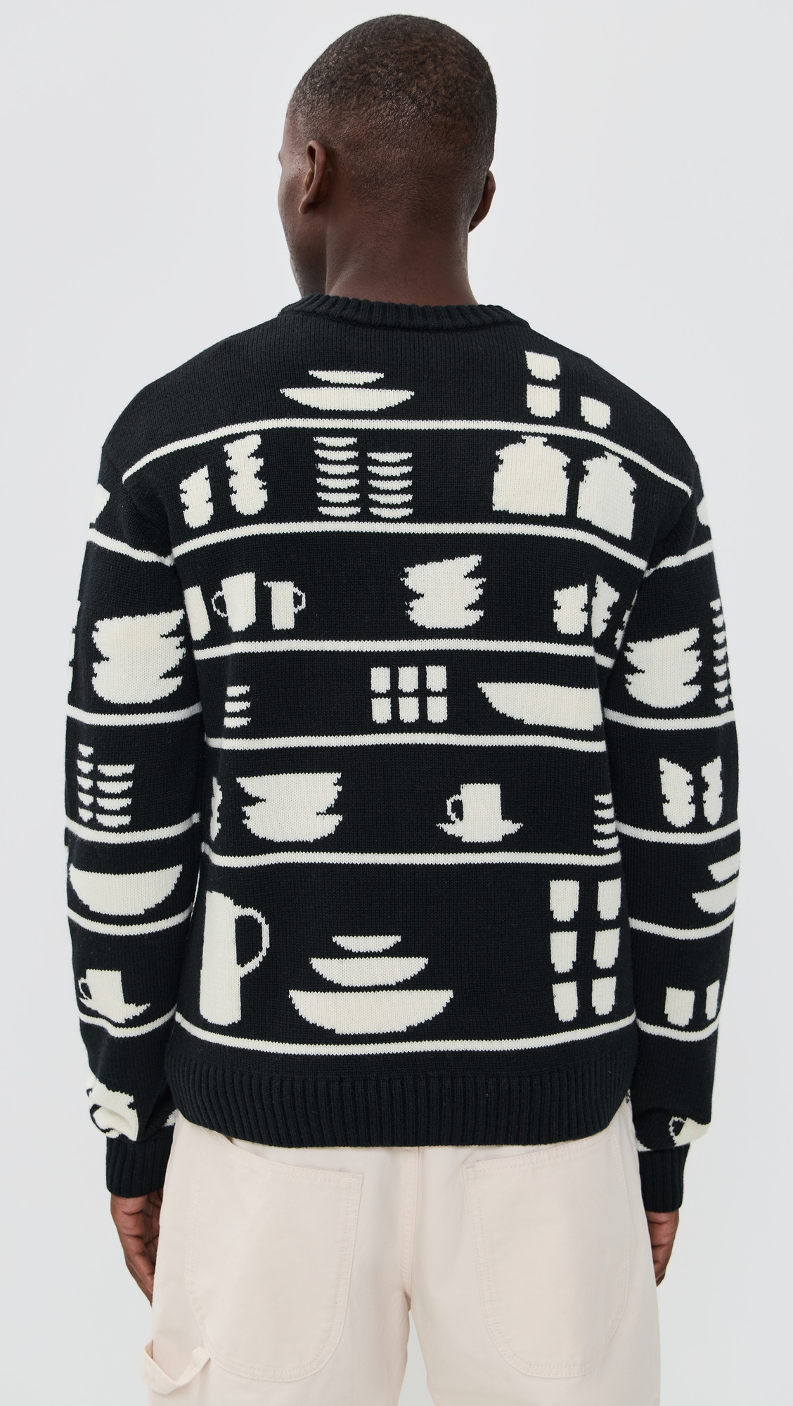 Crockery Jacquard Sweater - 2