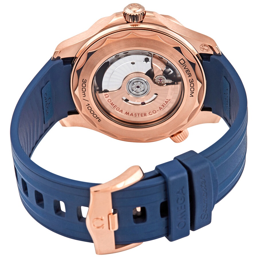Omega Seamaster Diver 18kt Rose Gold Automatic Blue Dial Men's Watch 210.62.42.20.03.001 - 3