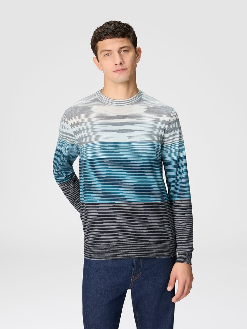 Slub wool crewneck pullover 4