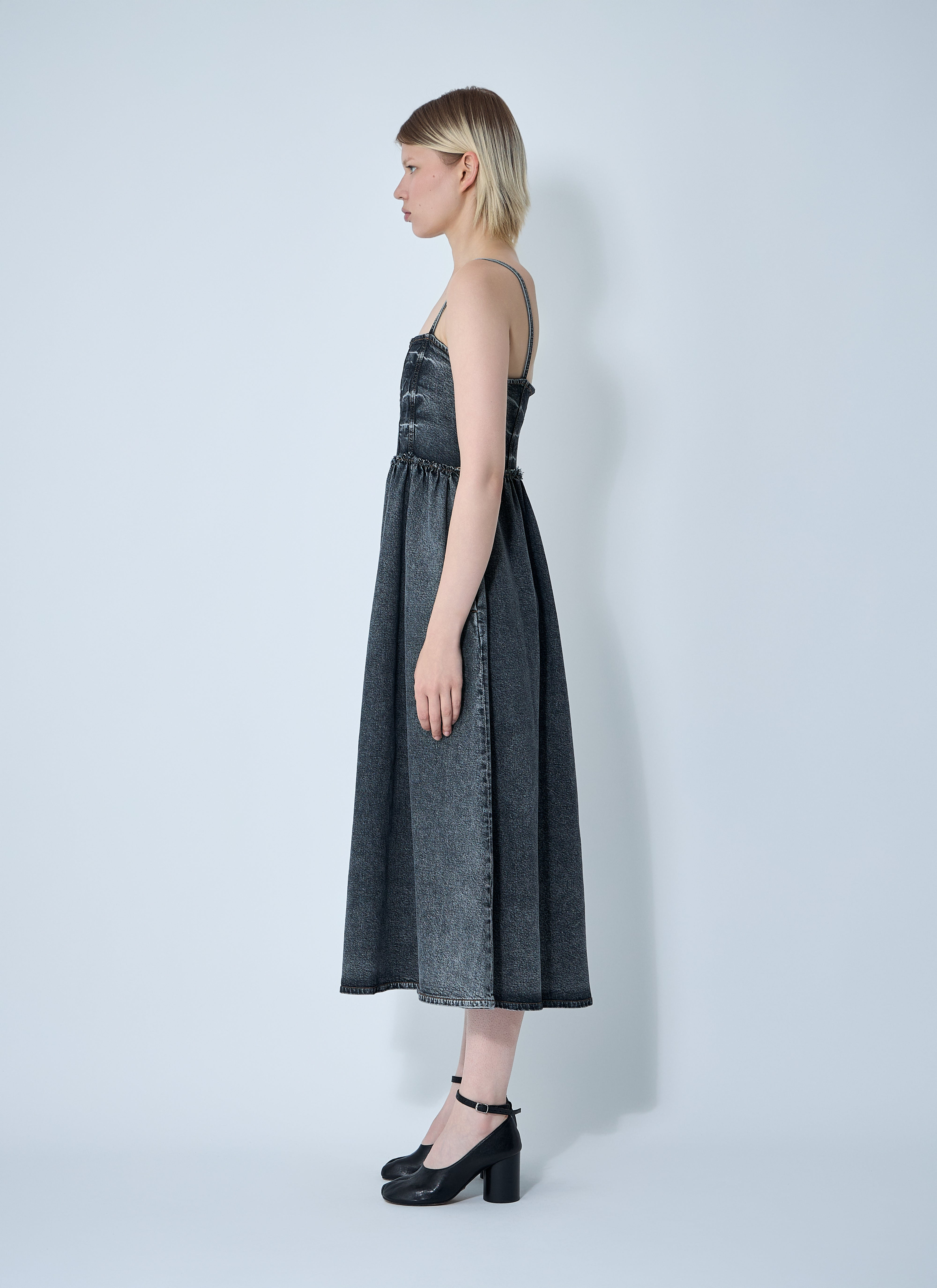 Ganni Women Stretch Future Denim Dress - 3