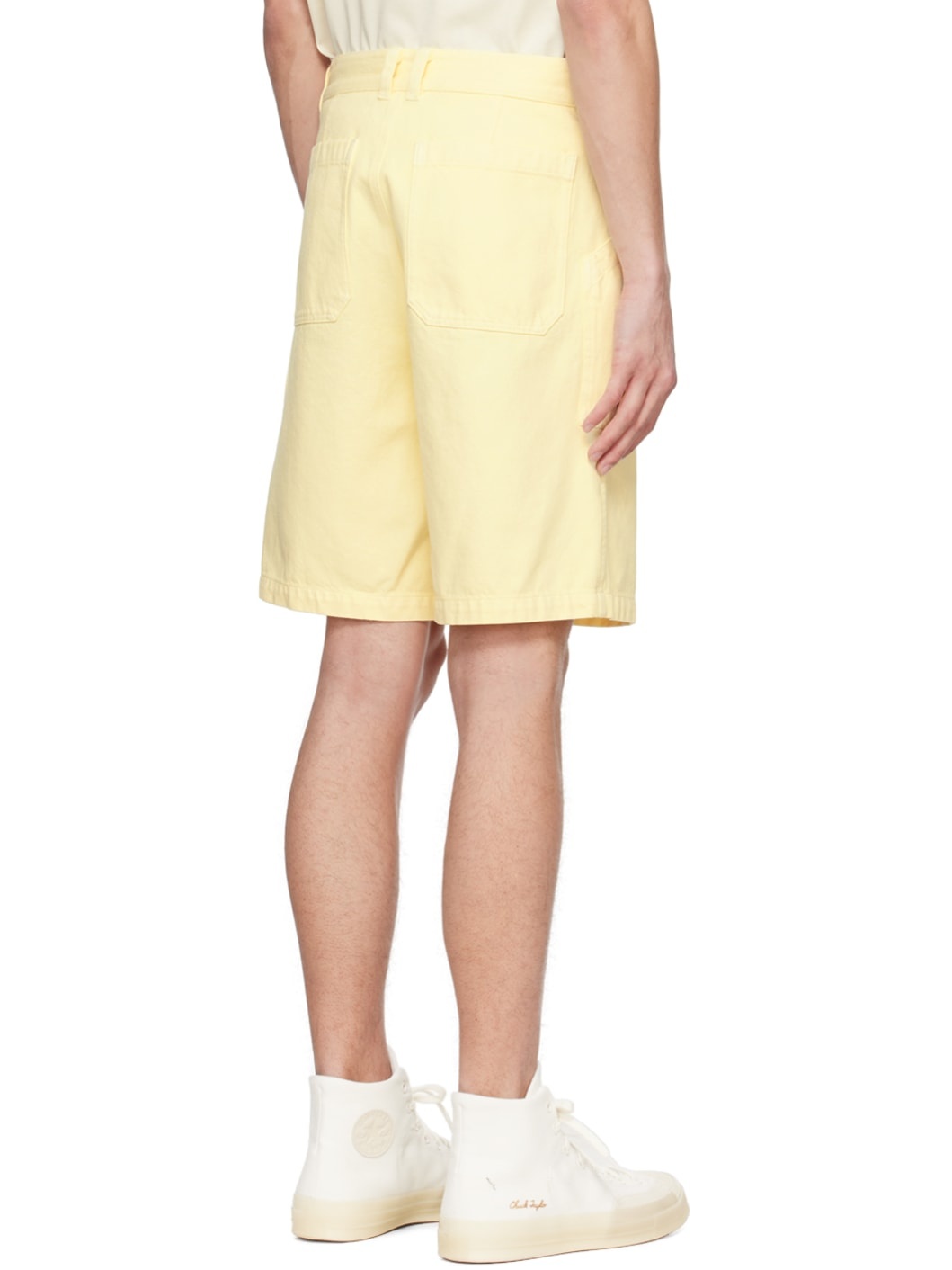Yellow Parker Denim Shorts - 3