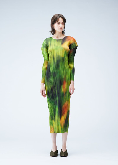 Pleats Please Issey Miyake TURNIP & SPINACH DRESS outlook