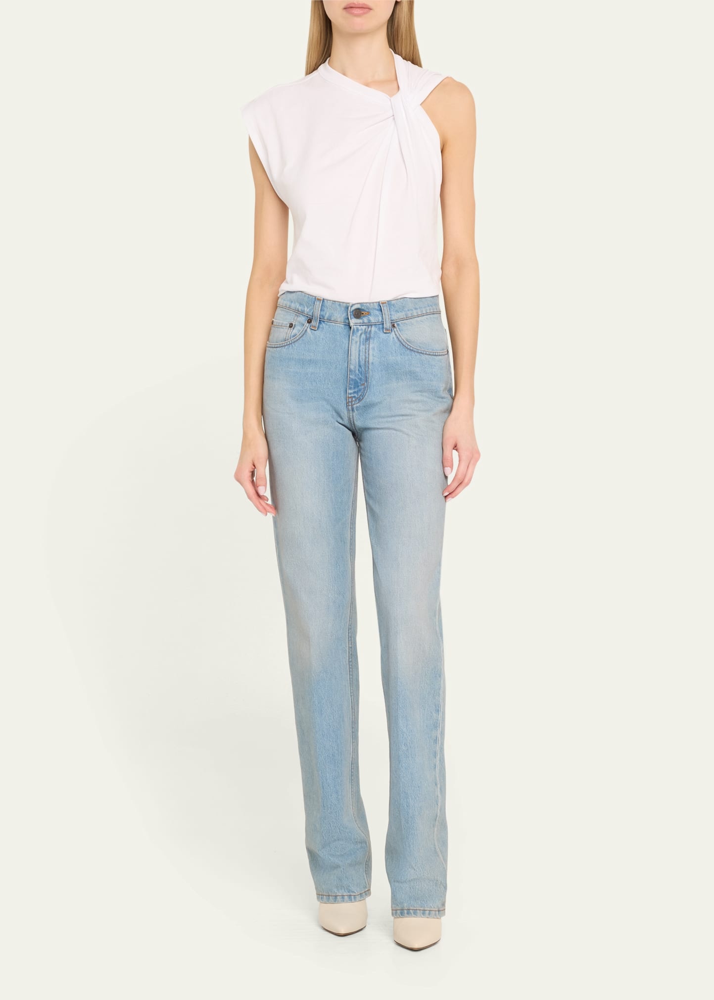 Nayda Twisted Cap-Sleeve T-Shirt - 2