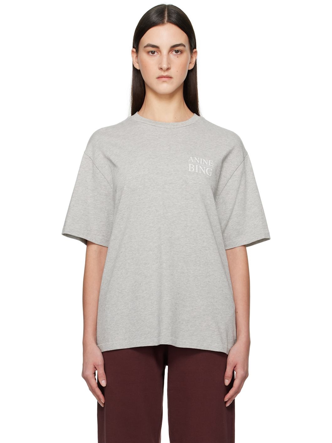 Gray Myers Serif NY T-shirt - 1