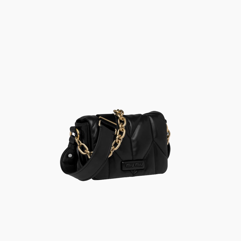 Quilted nappa leather shoulder bag - 2