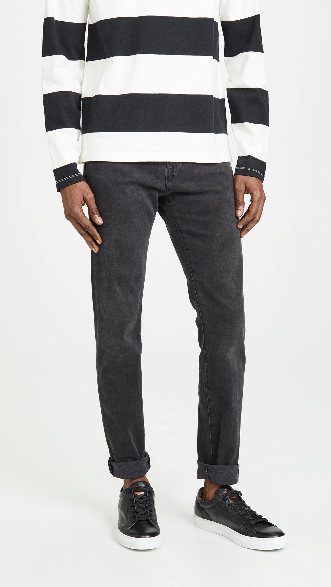 L'Homme Slim Fade To Grey Denim Jeans - 1
