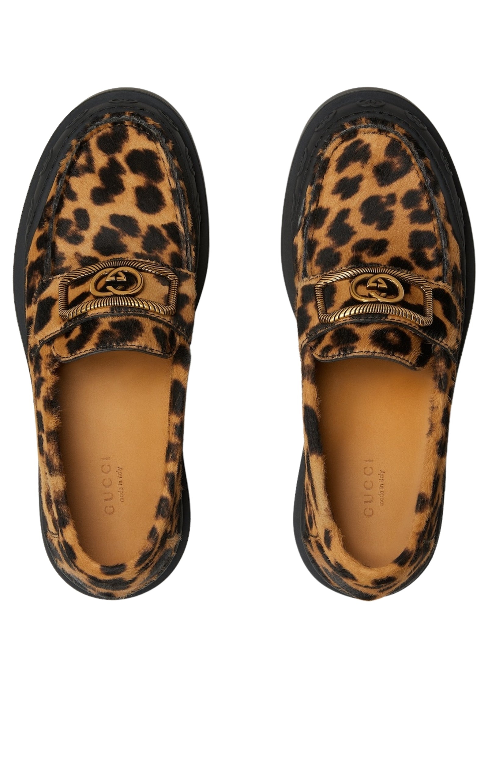 Interlocking G Leather Loafer - 4
