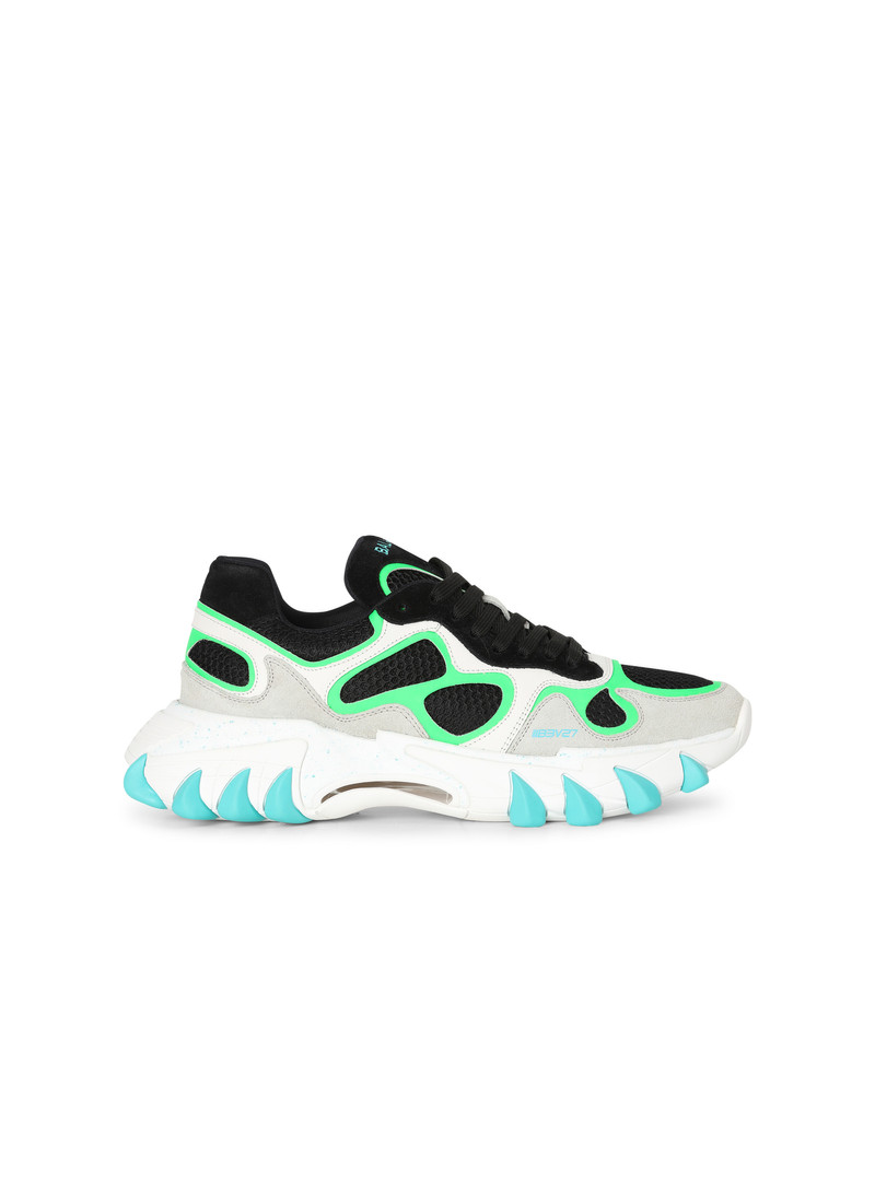 B-East trainer in leather, suede and mesh 1