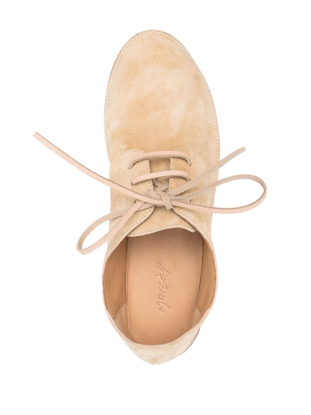 lace-up suede brogues - 7