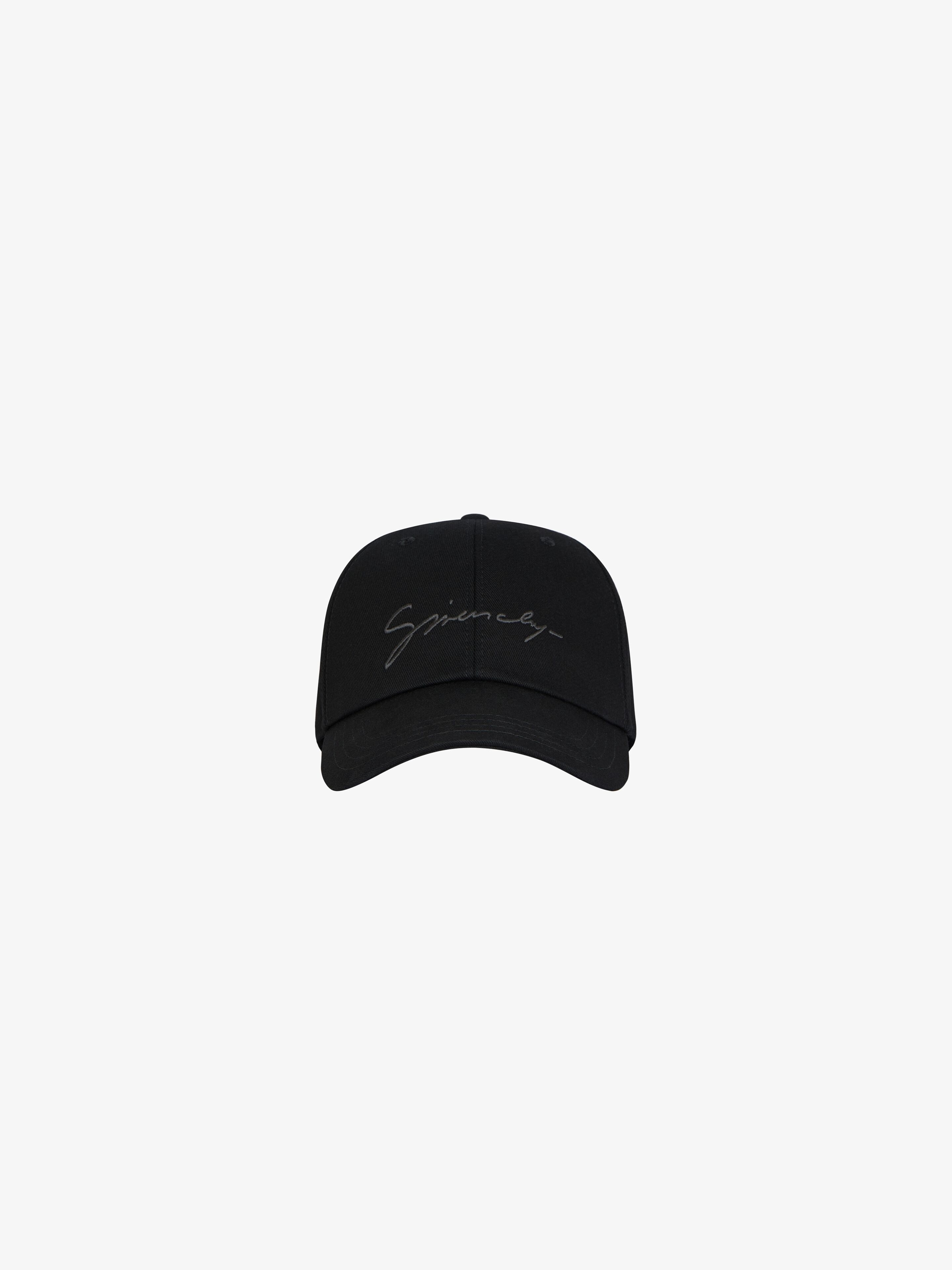 GIVENCHY EMBROIDERED CAP IN TWILL - 1