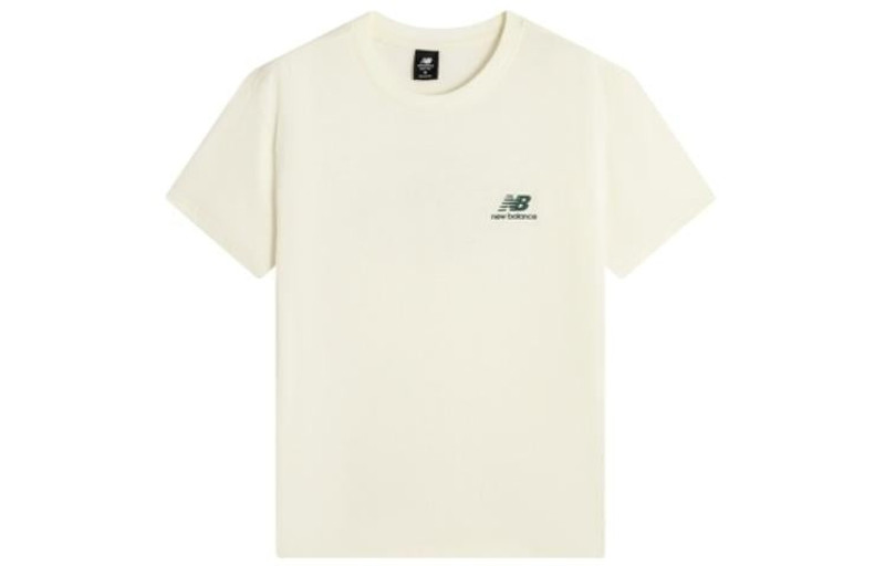 New Balance Logo Graphic T-Shirt 'White Grey' AMT22397-IV - 1