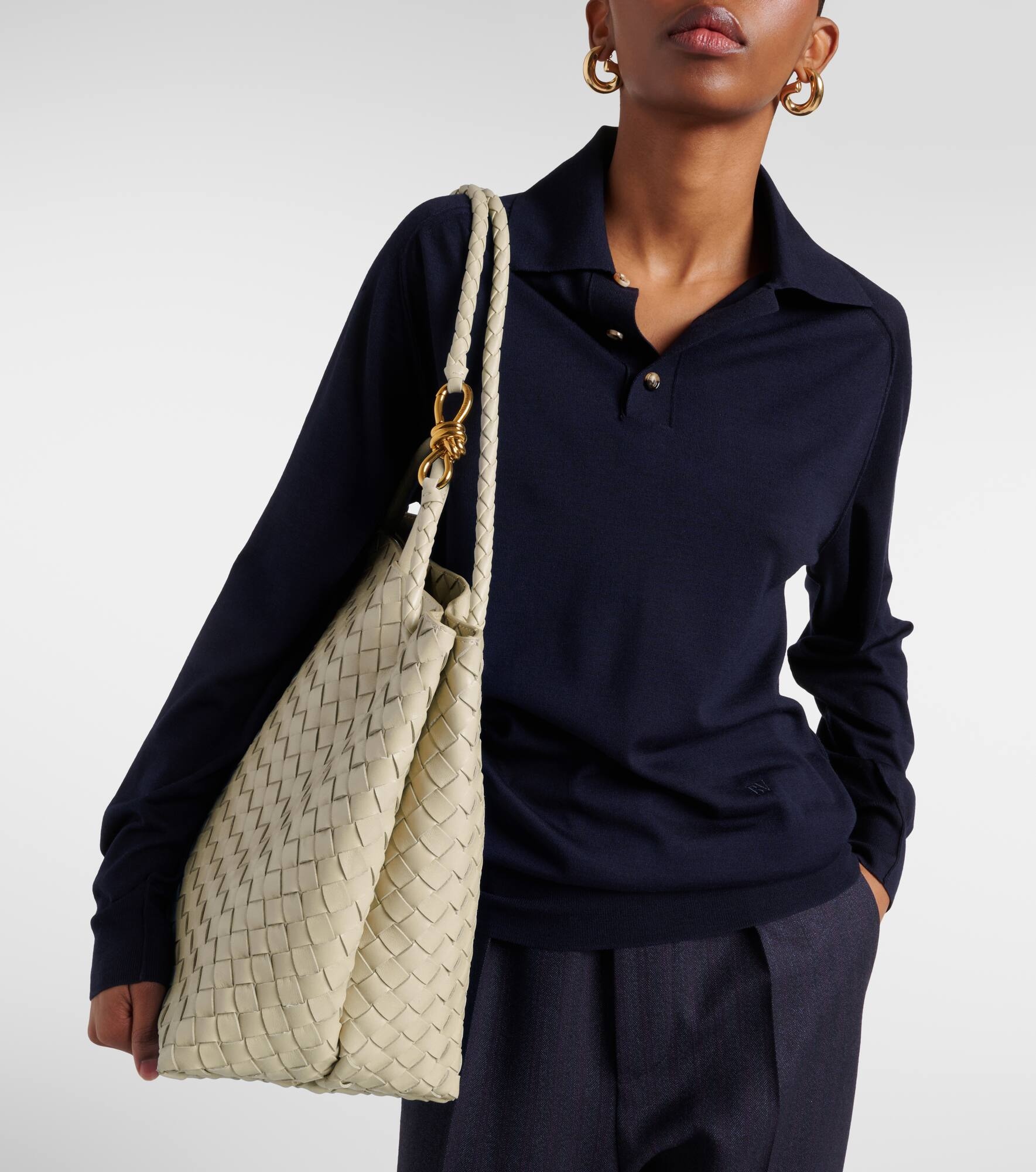 Andiamo Large leather tote bag - 3