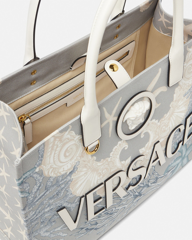 La Medusa Barocco Sea Canvas Tote Bag 5