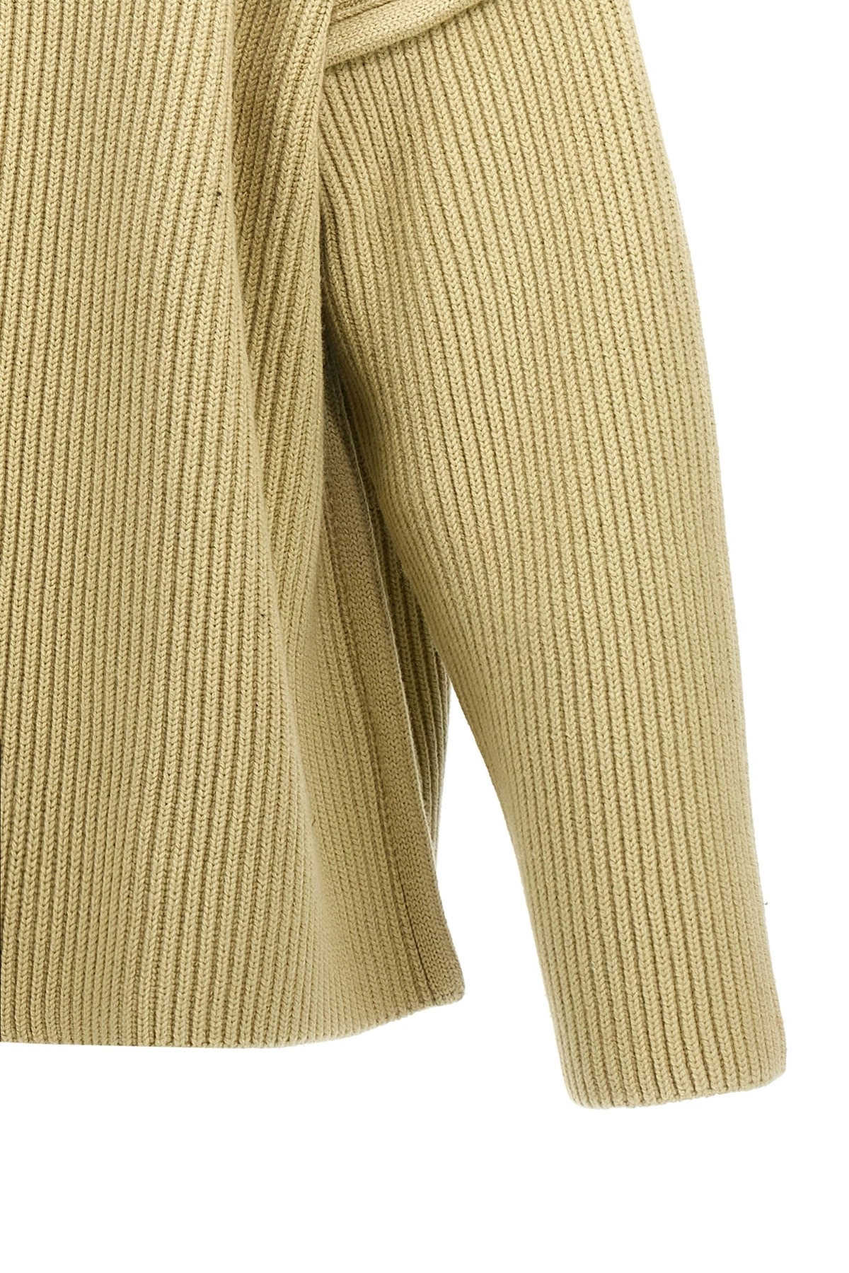 Geometric neckline sweater - 5