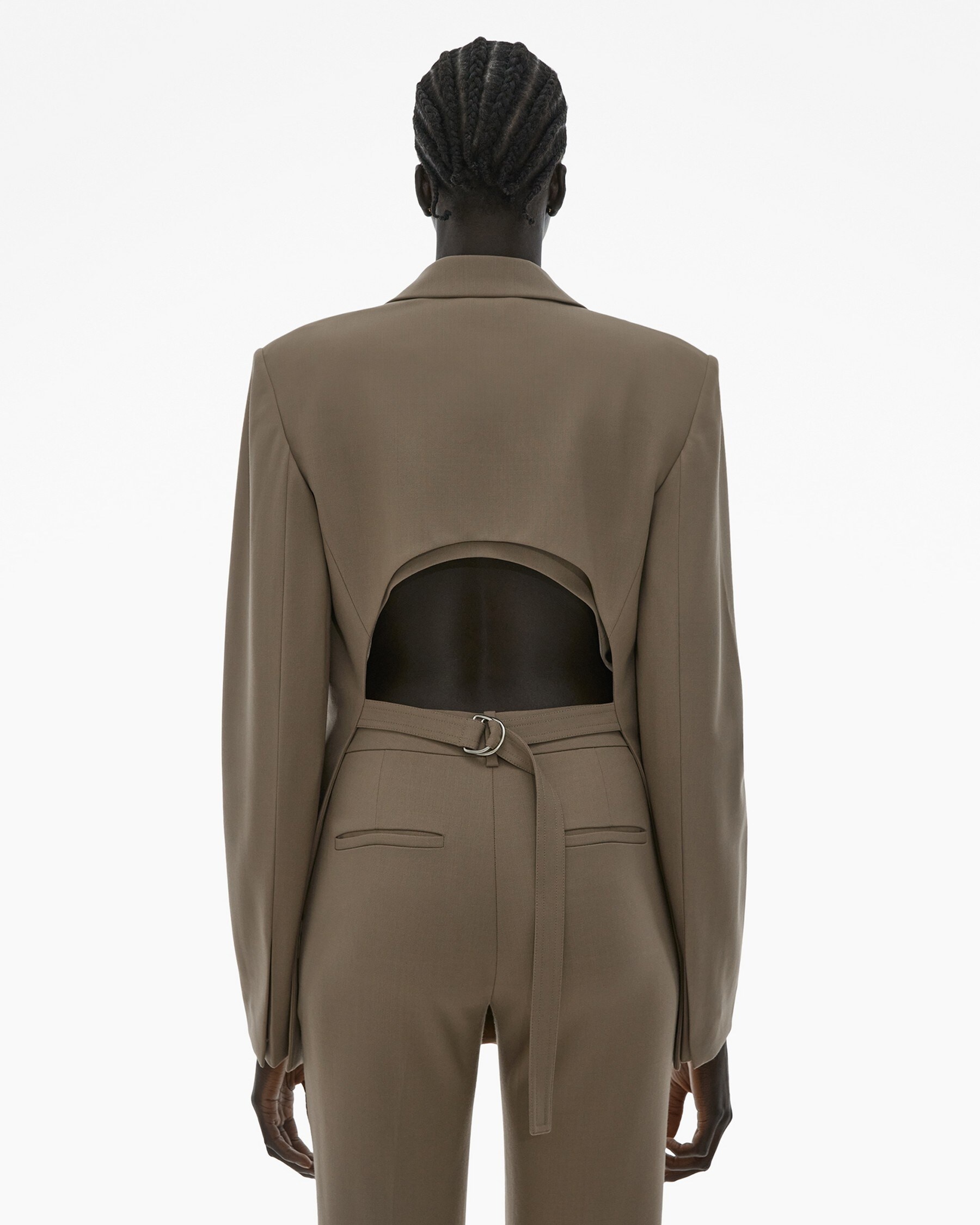 LAYERED CUT-OUT BLAZER - 4