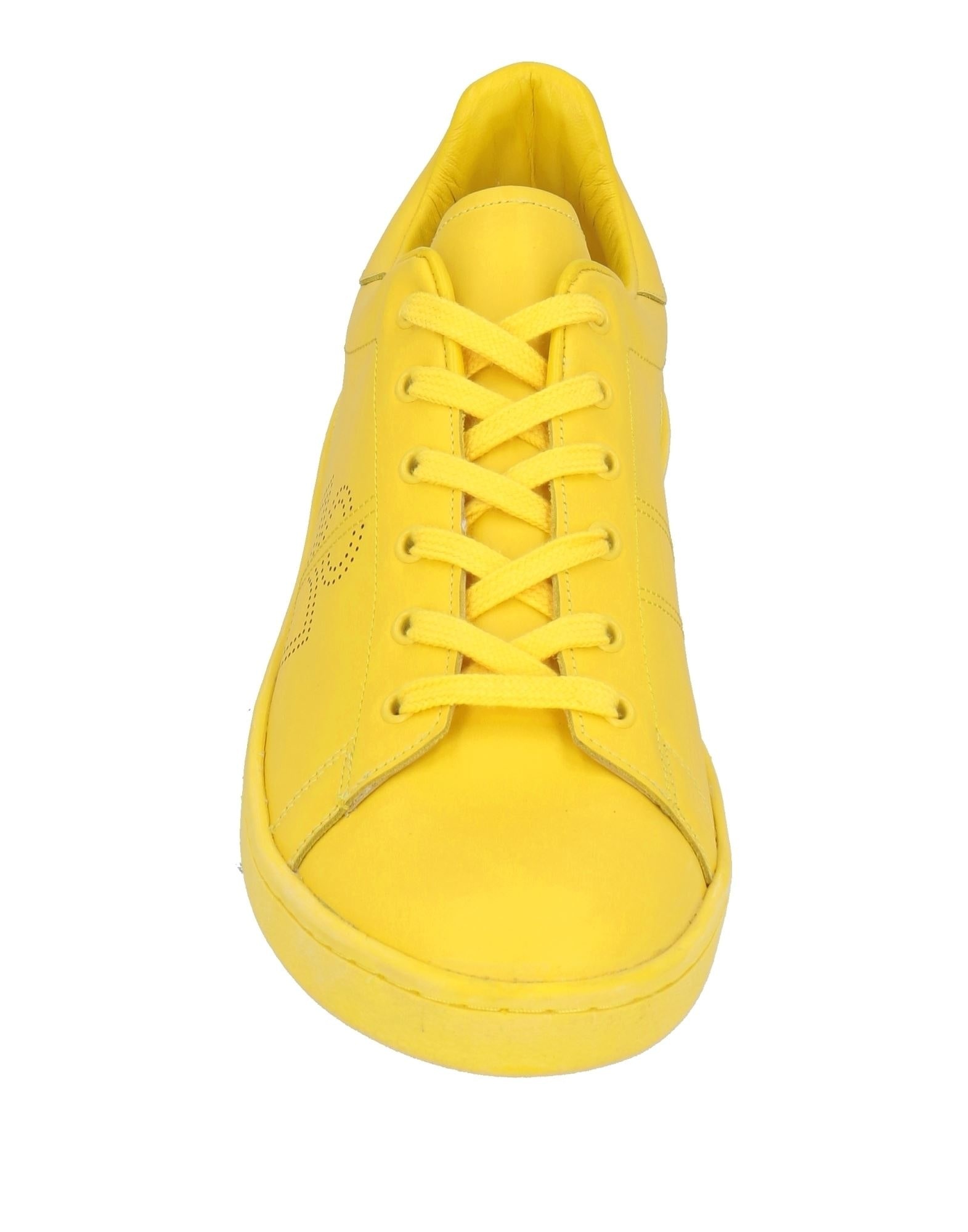Yellow Men's Sneakers - 4