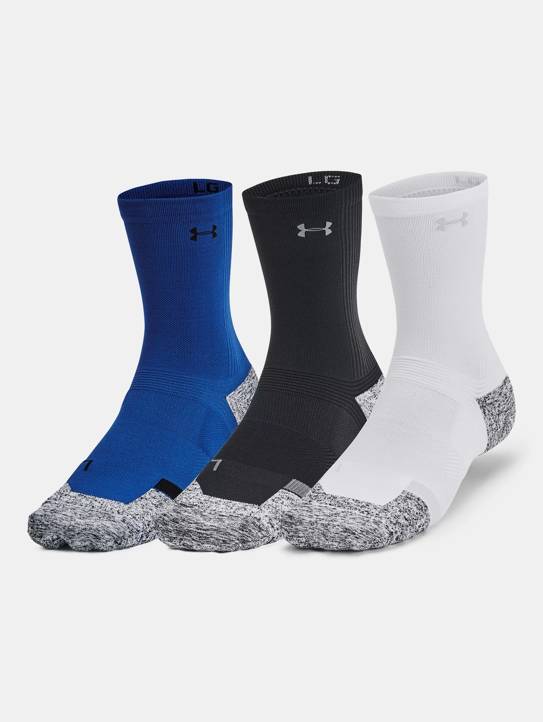 Unisex UA ArmourDry® Pro 3-Pack Mid-Crew Socks - 3