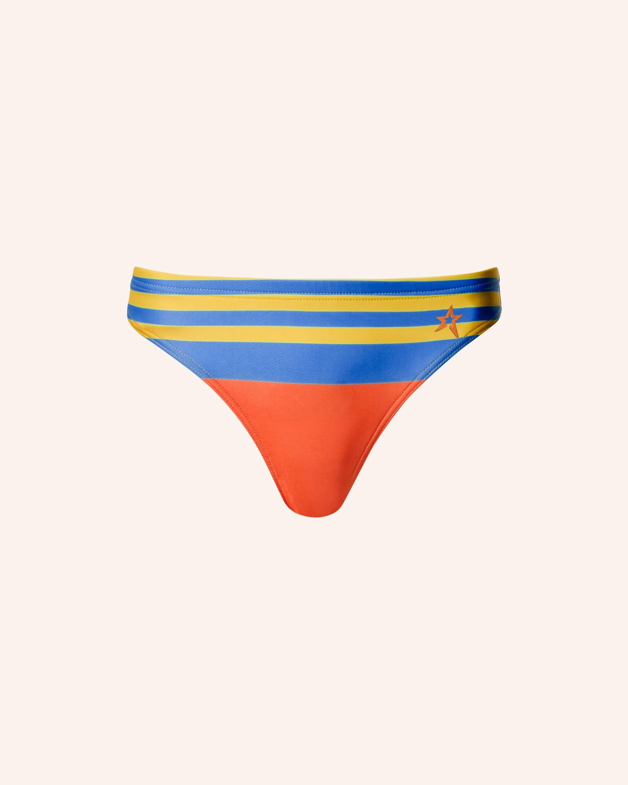 Stripe Bikini Bottom - 1