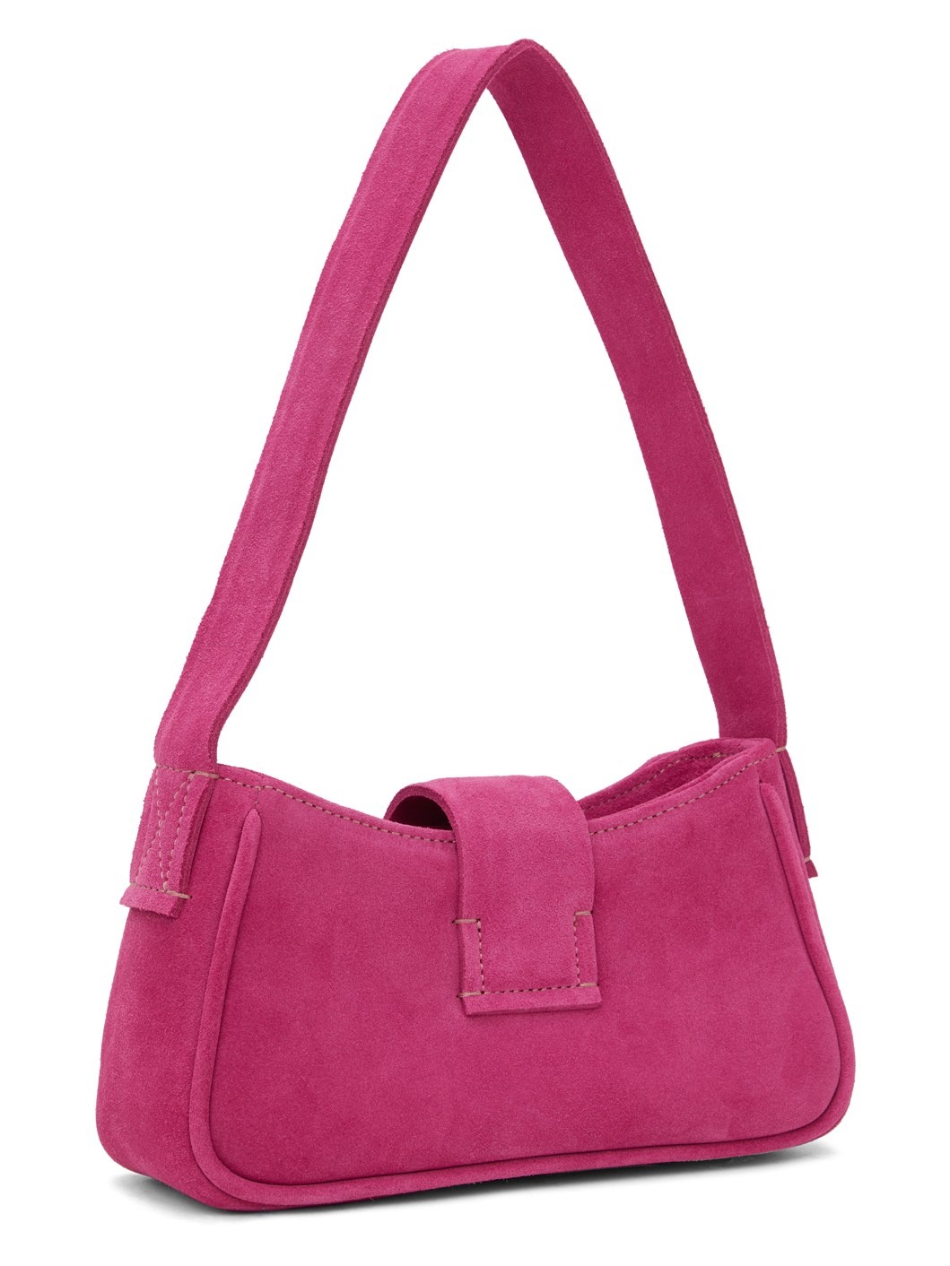 Pink Suede Mini Bag - 3