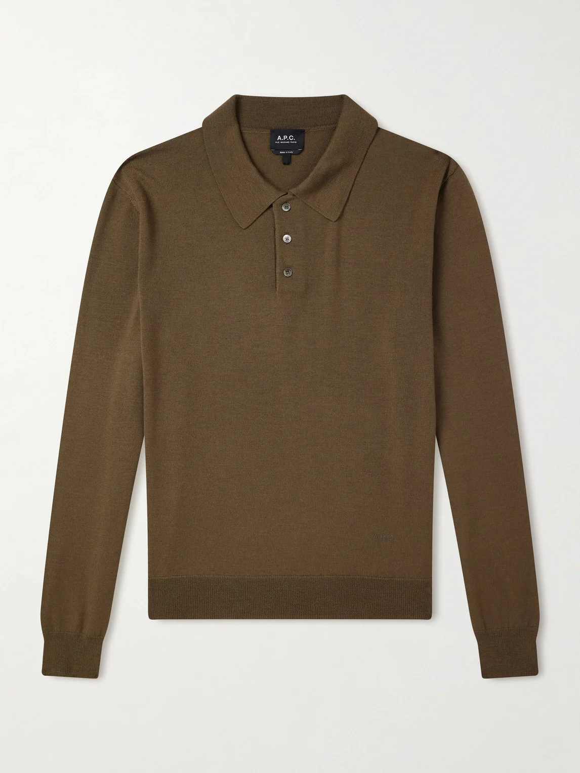 Riou Virgin Wool Polo Shirt - 1