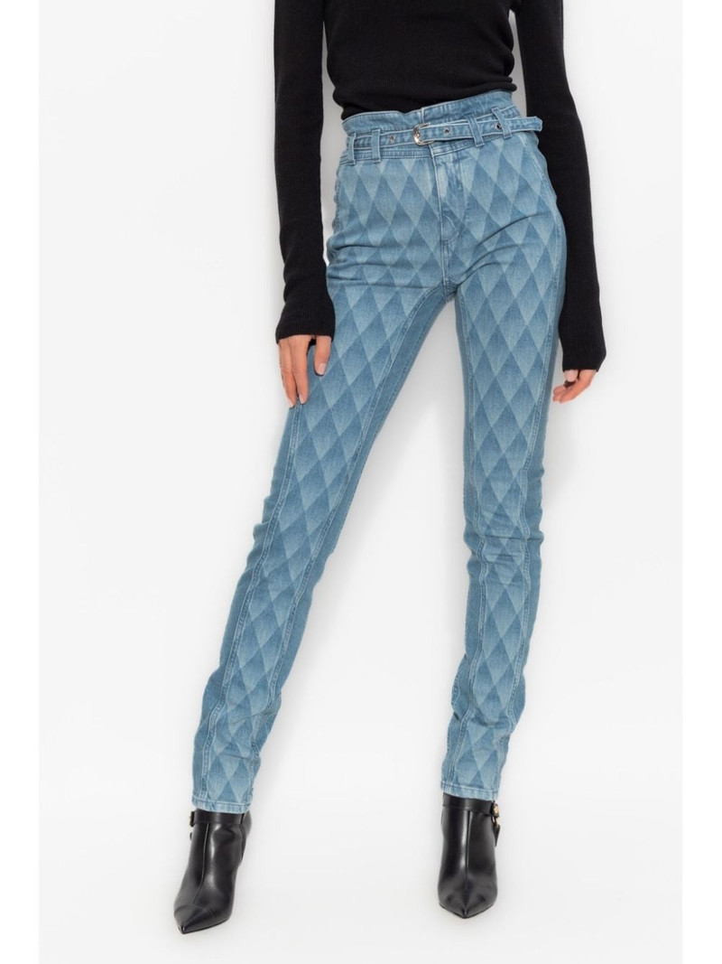 geometric-print skinny jeans 3